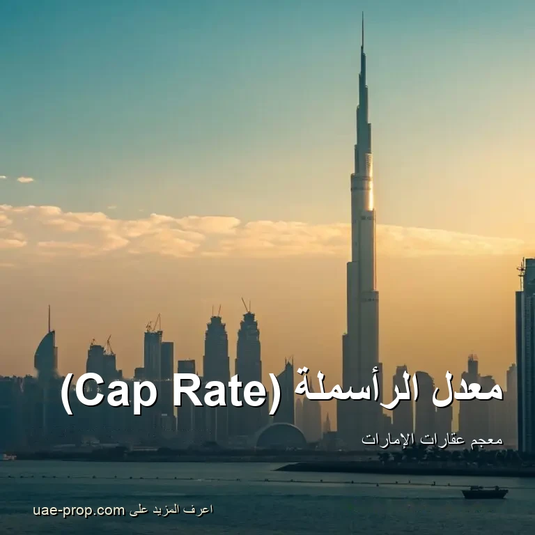 معدل الرأسملة (Cap Rate) 1 معدل الرأسملة (Cap Rate) — uae-prop.com