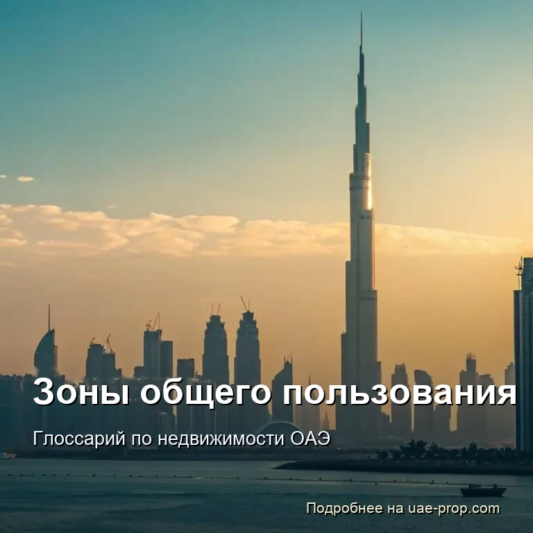 Зоны общего пользования 1 Зоны общего пользования — uae-prop.com