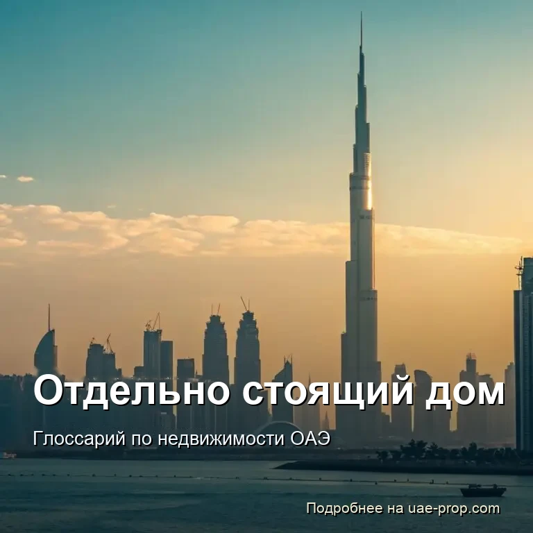 Отдельно стоящий дом 1 Отдельно стоящий дом — uae-prop.com