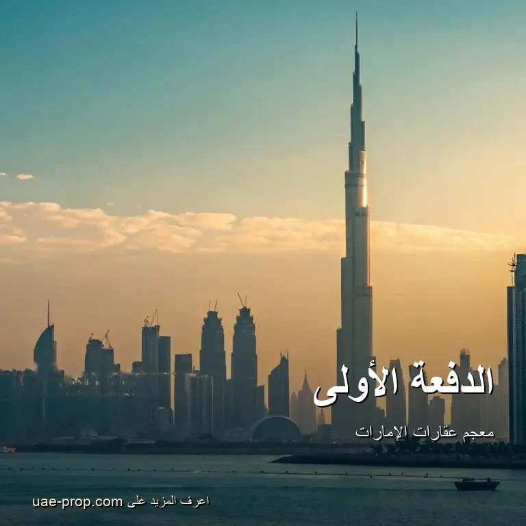 Down Payment 1 الدفعة الأولى — uae-prop.com