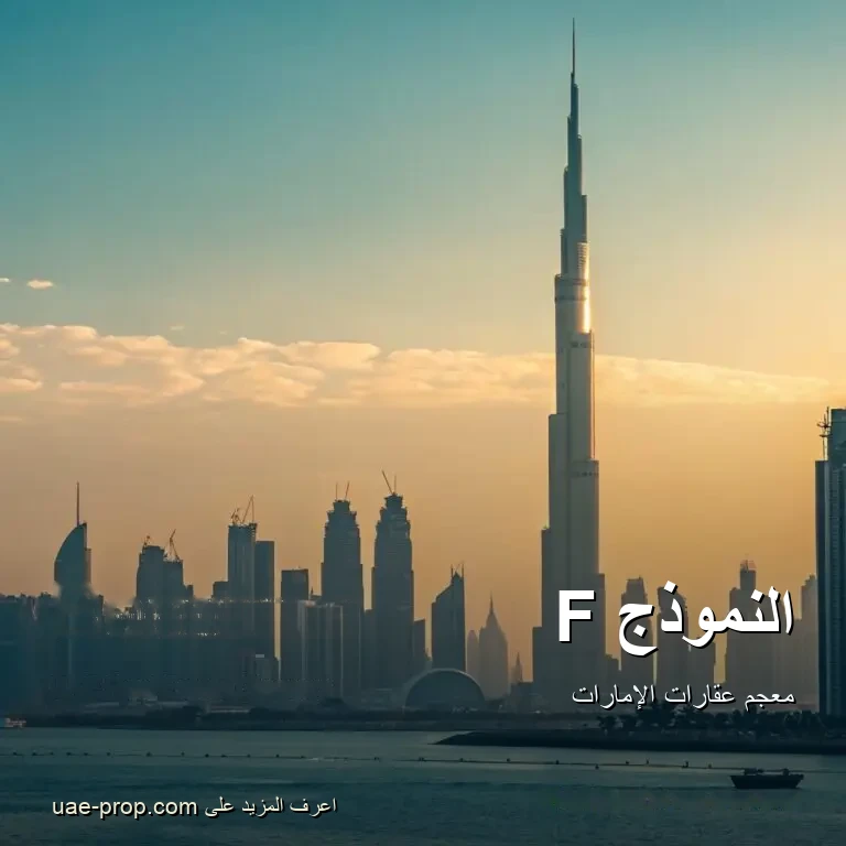 Form F 1 النموذج F — uae-prop.com