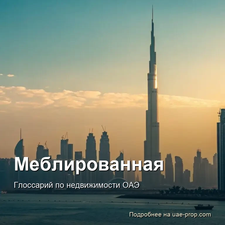 Меблированная 1 Меблированная — uae-prop.com