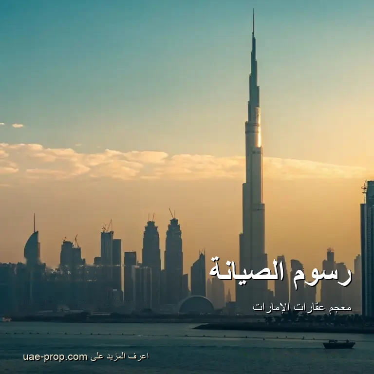 رسوم الصيانة 1 رسوم الصيانة — uae-prop.com