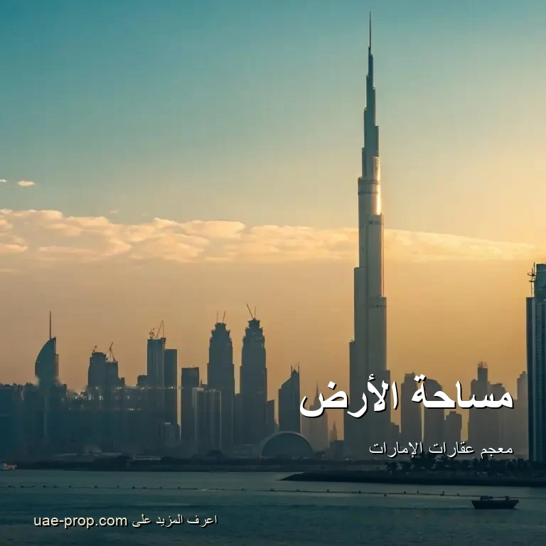 مساحة الأرض — uae-prop.com