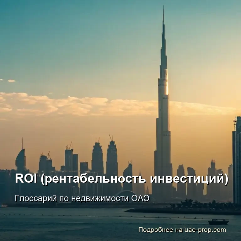 ROI (Return on Investment) 1 ROI (Return on Investment) — uae-prop.com