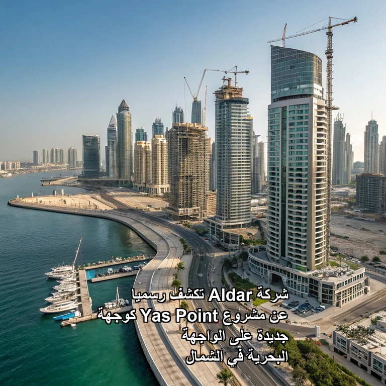 شركة Aldar تكشف رسمياً عن مشروع Yas Point كوجهة جديدة على الواجهة البحرية في الشمال