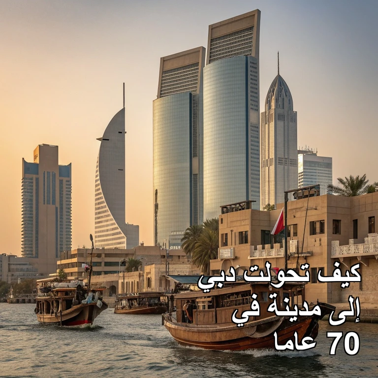كيف تحولت دبي إلى مدينة في 70 عاماً