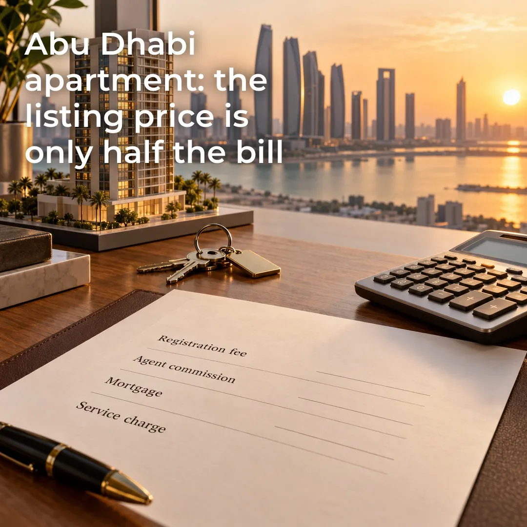 Abu Dhabi Property Registration Fee and Total Buying Cost