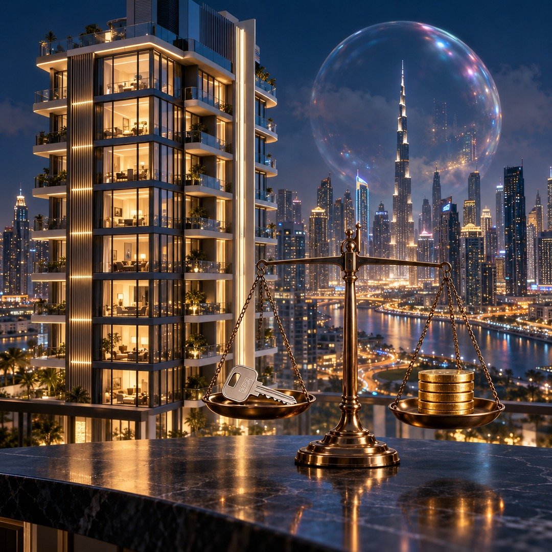 Dubai looks cheaper than London on paper, yet the same UBS report flags it for bubble risk