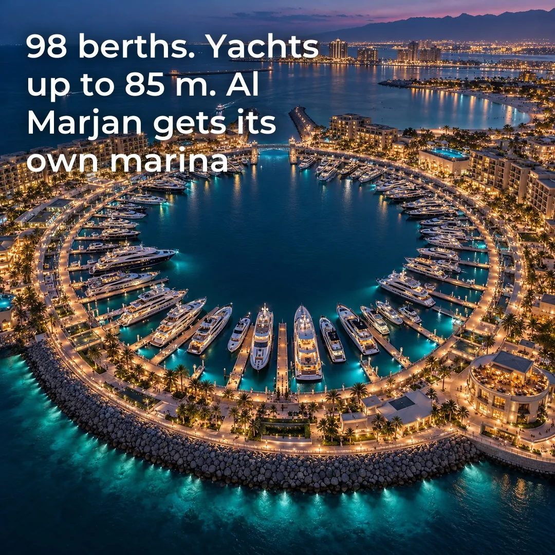 Wynn Marina في جزيرة المرجان: 98 مرسى، ويخوت بطول 85 متراً، وما يجب على المشتري التحقق منه