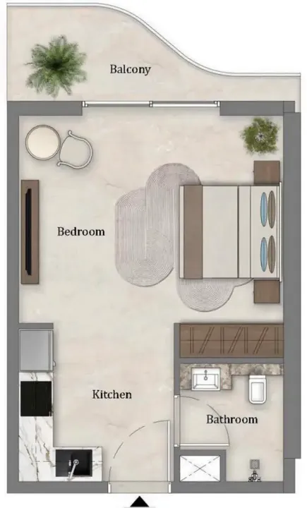 Studio floor plan