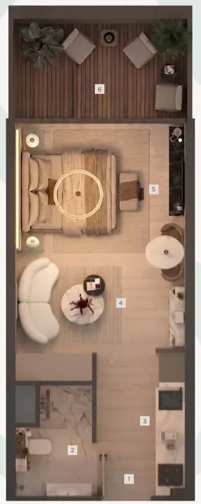 Studio floor plan