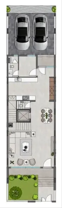 4 BR floor plan