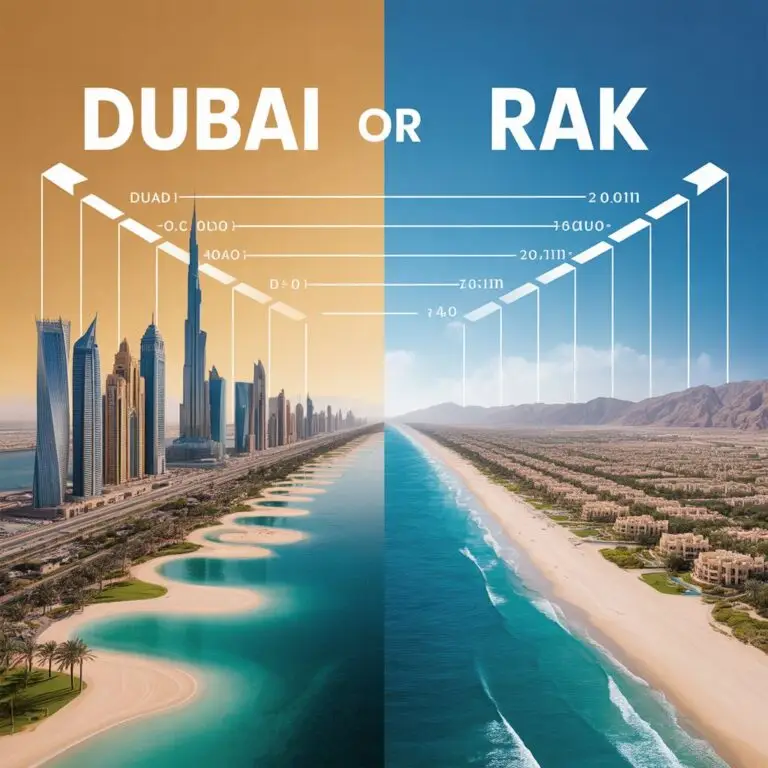 مقارنة بين دبي ورأس الخيمة