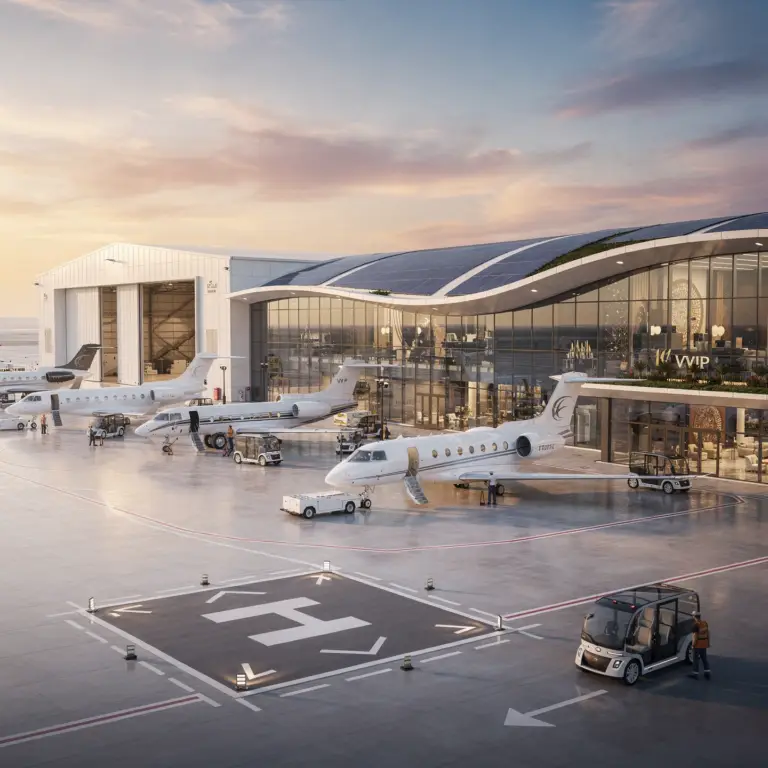 RAK Airport VVIP Terminal (2027): luxury aviation + “green” operations