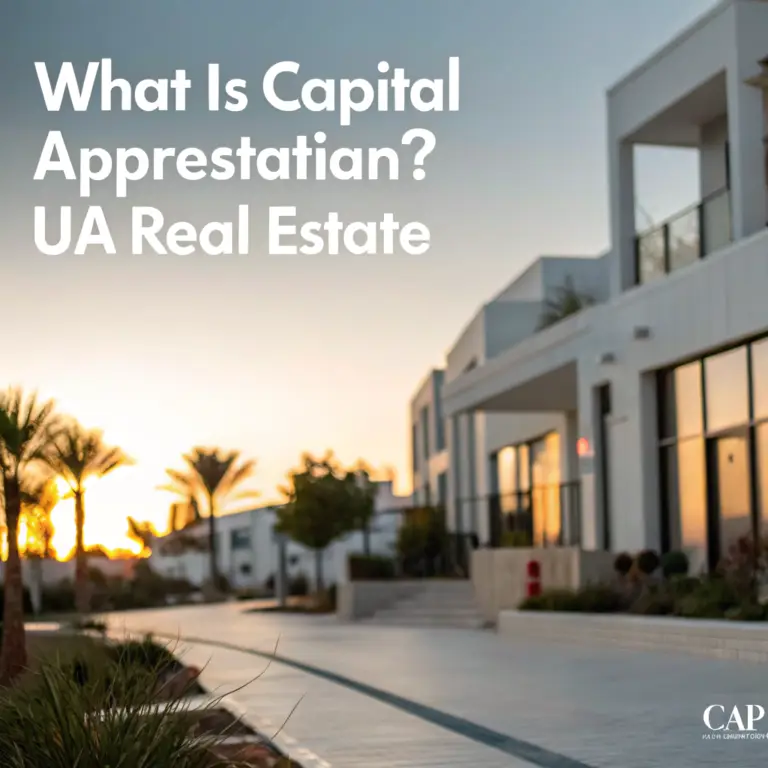 What is Capital Appreciation? | UAE Real Estate Glossary 1 What is Capital Appreciation? | UAE Real Estate Glossary