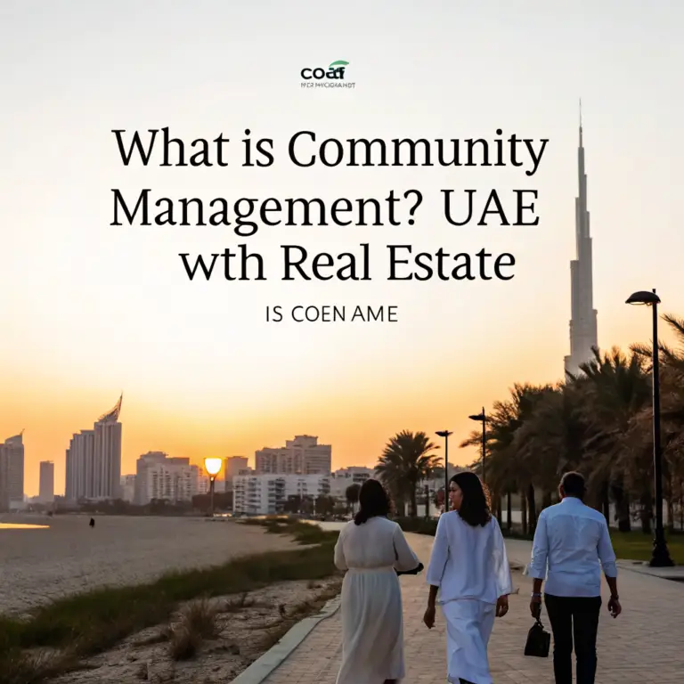 What is Community Management? | UAE Real Estate Glossary 1 What is Community Management? | UAE Real Estate Glossary