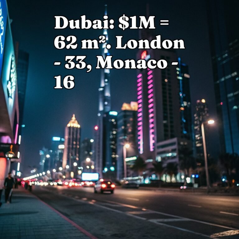 Knight Frank Wealth Report 2026: Dubai in the World’s Top 5 Cities by Floor Area Per $1 Million