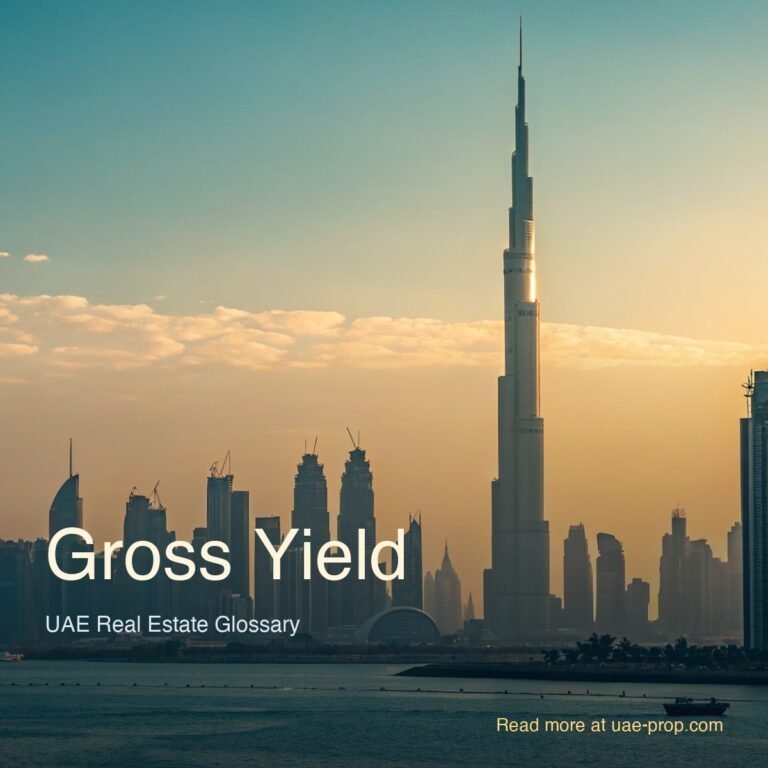 Gross Yield
