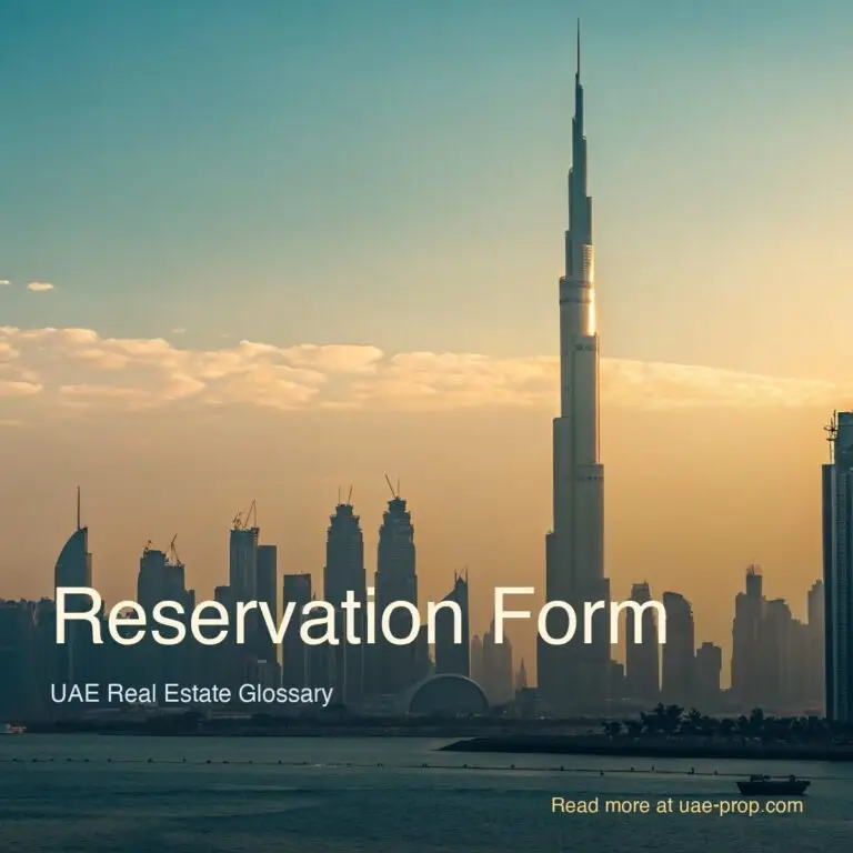 Reservation Form 1 Reservation Form — uae-prop.com