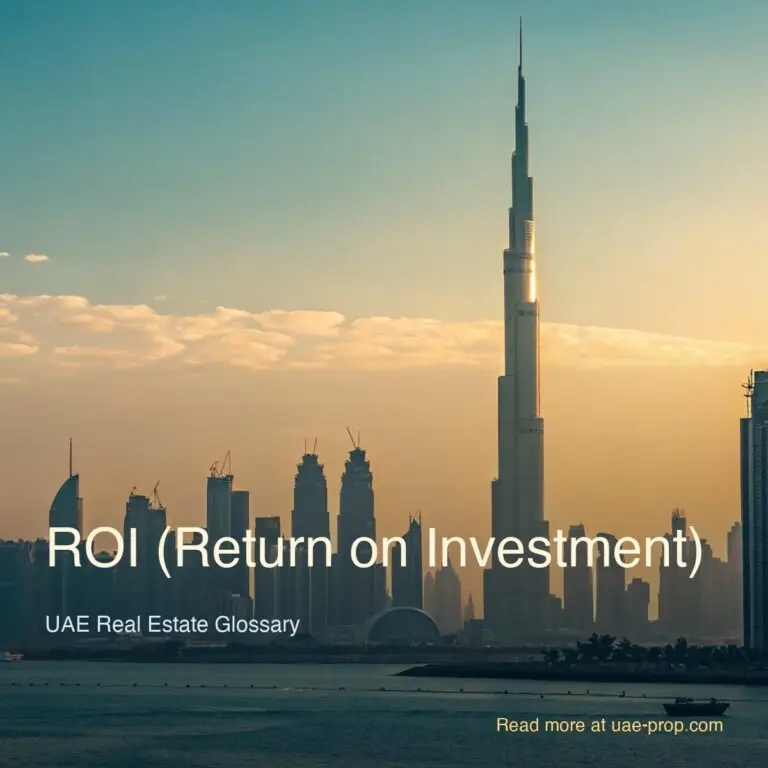 ROI (Return on Investment) — uae-prop.com