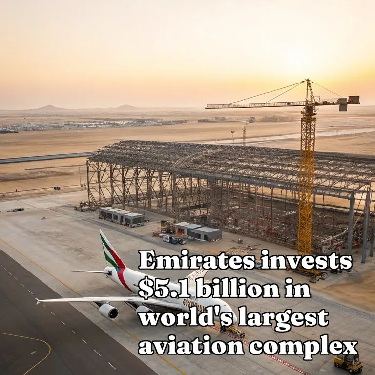 Emirates Begins Construction on World's Largest Aviation Engineering Complex