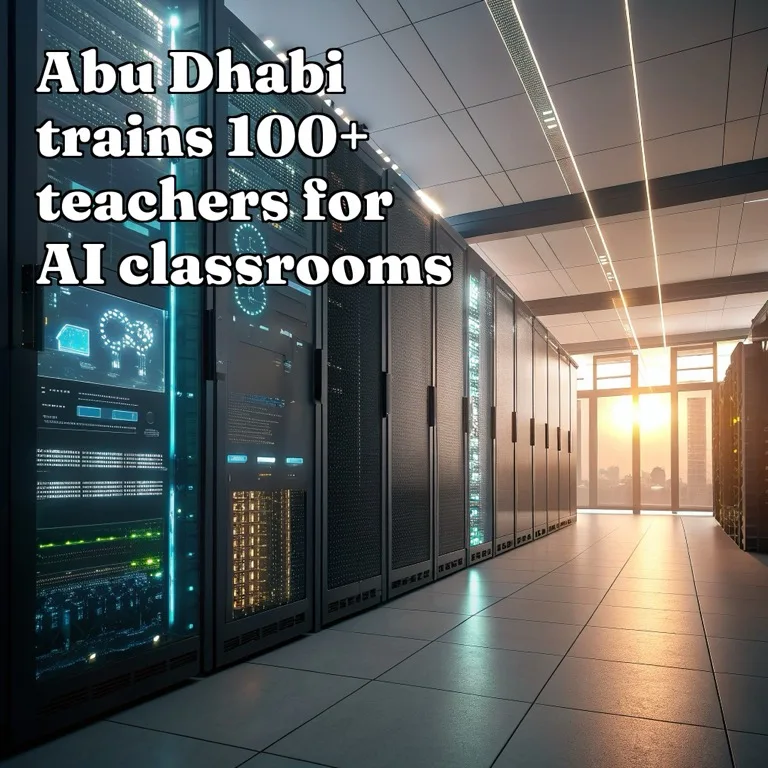 ADEK's 'AI for Teachers' Educational AI Initiative Already Active in Abu Dhabi