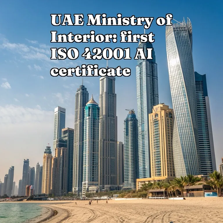 UAE Ministry of Interior Earns ISO 42001 AI Certification: What It Means for Investors