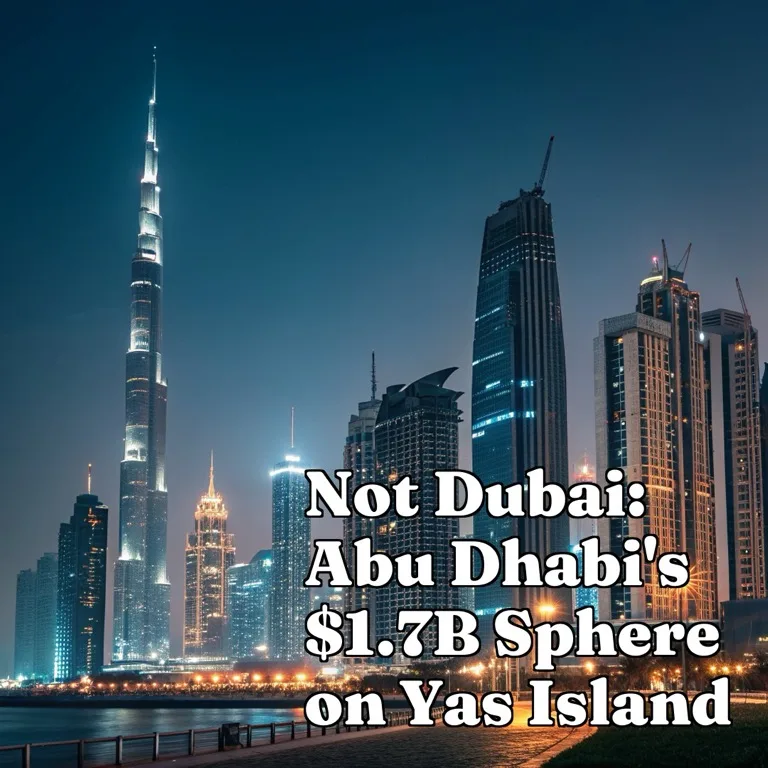 Sphere Abu Dhabi’s $1.7 Billion Contract Signals a New Chapter for Yas Island Real Estate