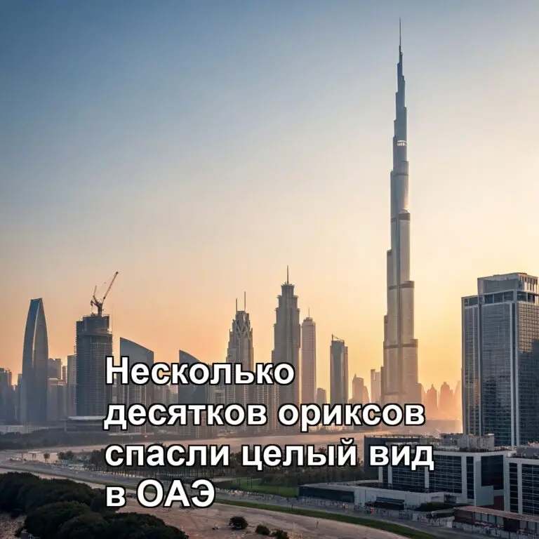Как ОАЭ спасли аравийского орикса от вымирания
