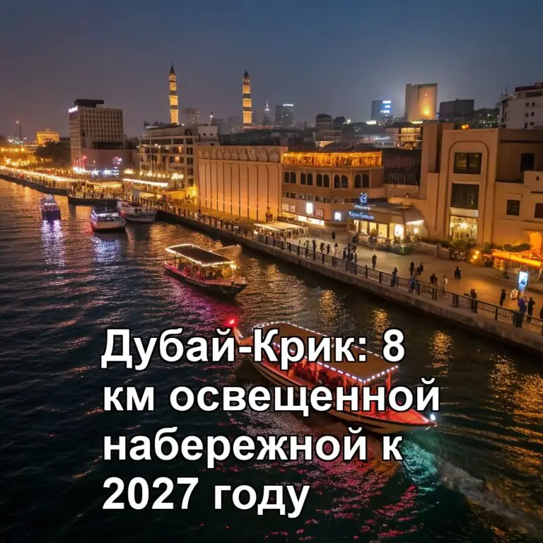 Огни Dubai Creek: взгляд изнутри на проект набережной Муниципалитета Дубая стоимостью AED 80 млн