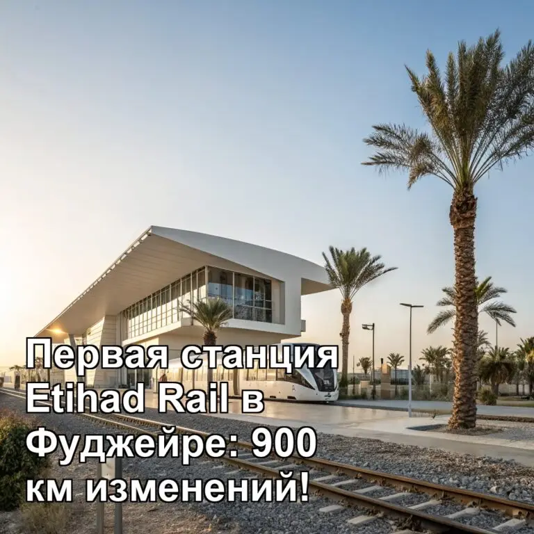 Etihad Rail завершает строительство первой пассажирской станции в Фуджайре