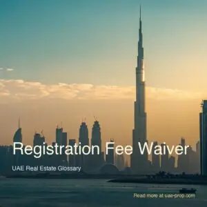 Registration Fee Waiver — uae-prop.com